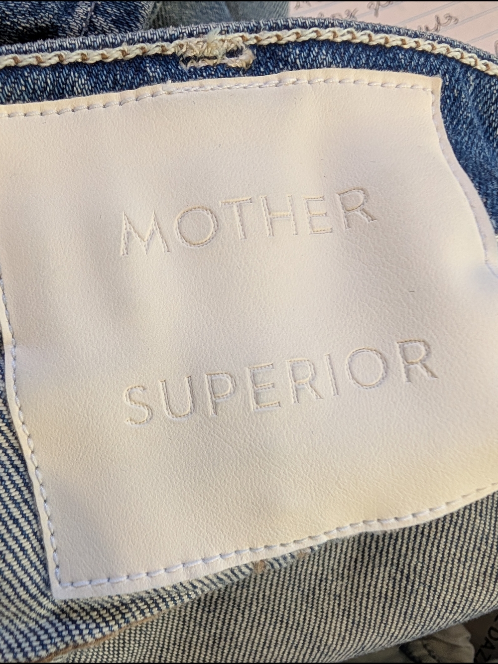 MOTHER SUPERIOR The Dazzler Jeans Cowboys Don’t Cry Wash 27 - Picture 11 of 12